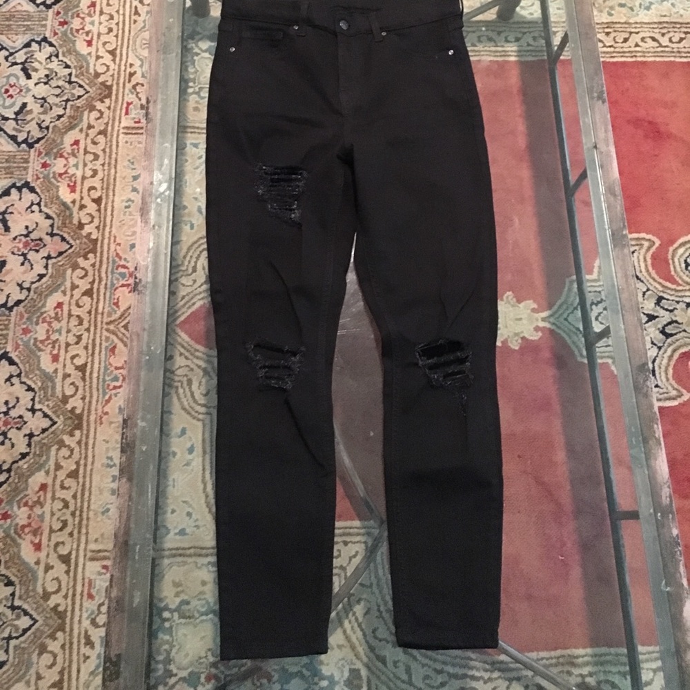 🌈1 HR SALE🌈Topshop NWOT Super Ripped Jamie Jeans - Picture 3 of 4