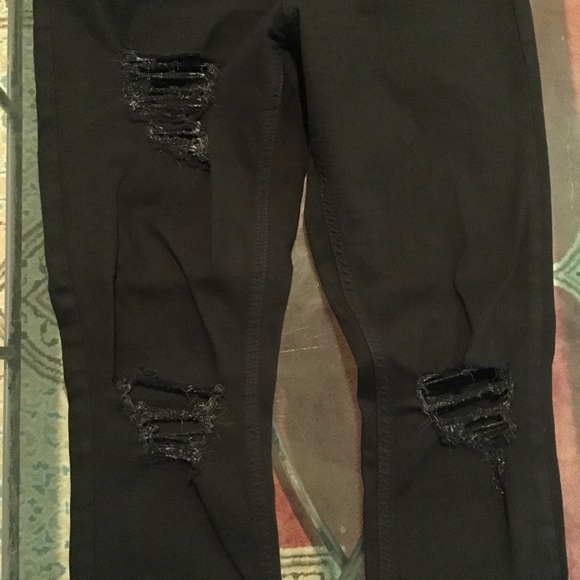 ๐1 HR SALE๐Topshop NWOT Super Ripped Jamie Jeans - Picture 4 of 4