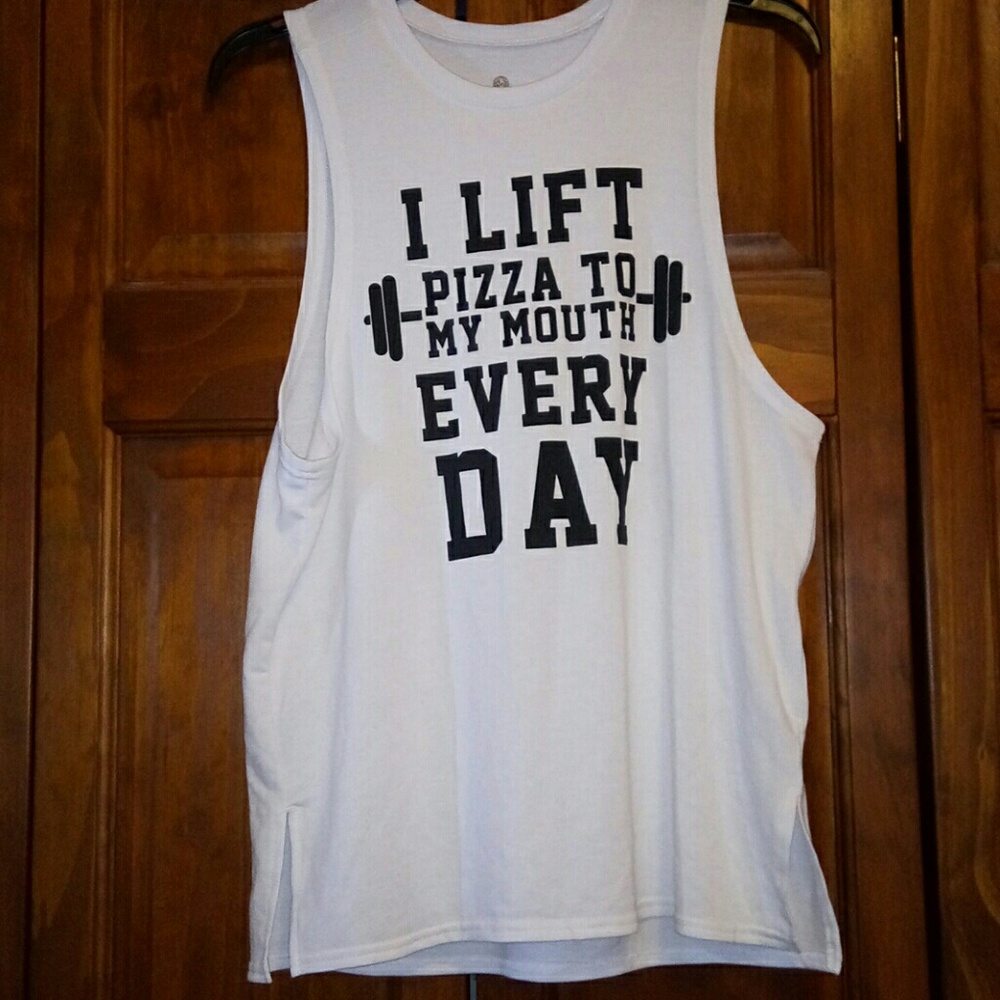 Pizza muscle tank