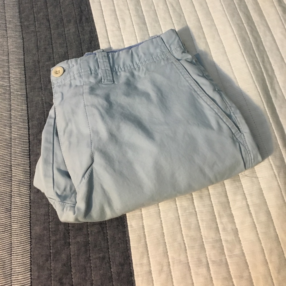 Light blue 7 inch inseam shorts