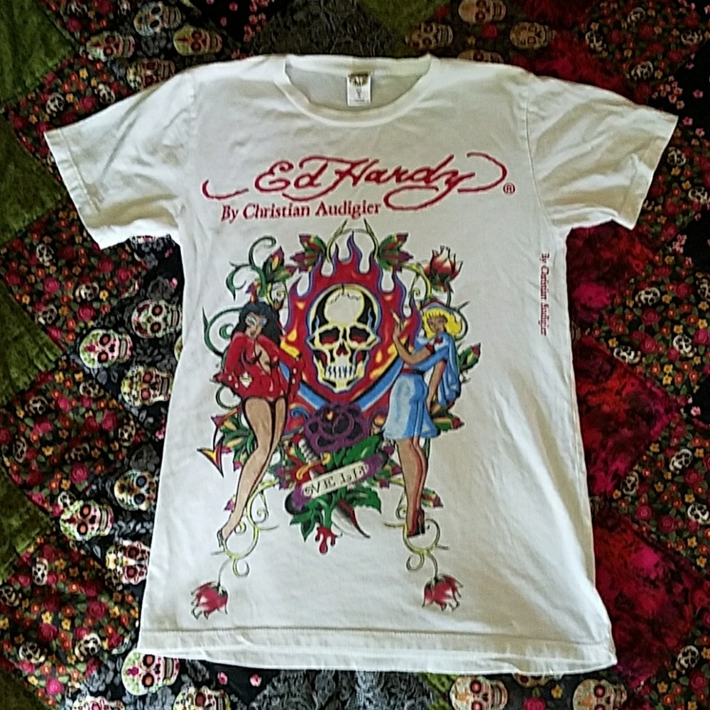 Bundle of Ed Hardy t-shirts