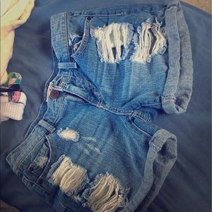 Women's jean shorts from mudd