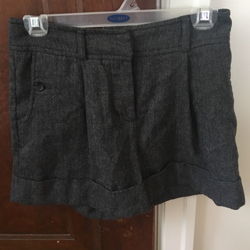 High-waisted Tweed H&M Shorts