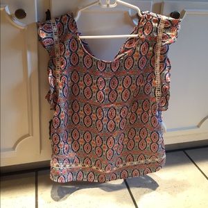 Printed summer top