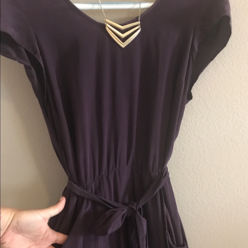 Beautiful lightweight purple silky dress