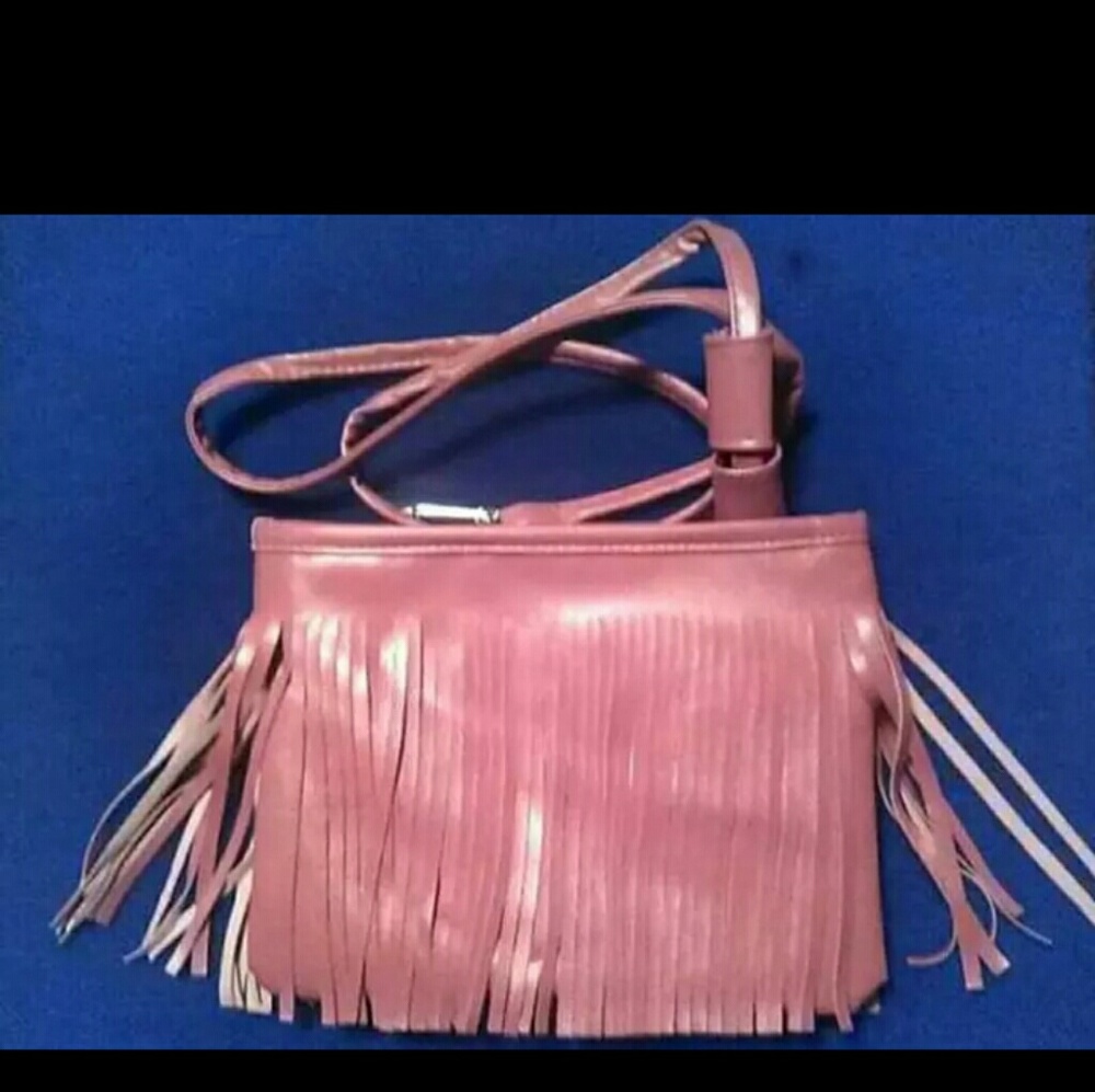 Fringed crossbody purse medium size many colors..!