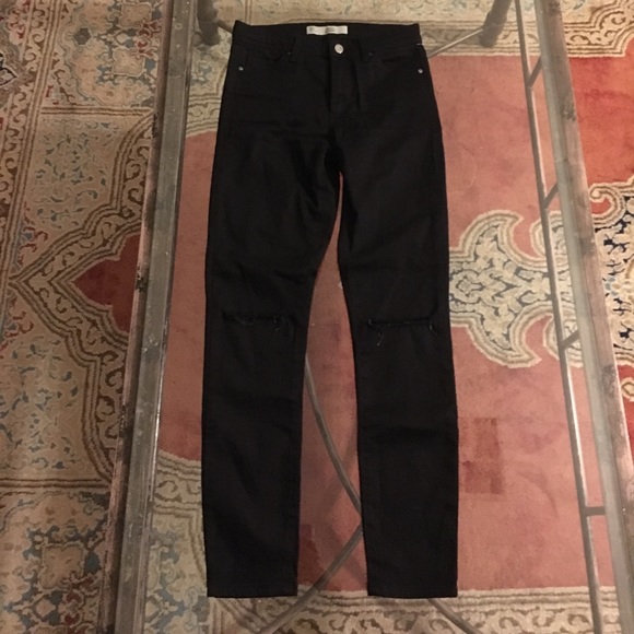 🌈1 HR SALE🌈NWOT Topshop Ripped Knee Leigh Jeans - Picture 3 of 3