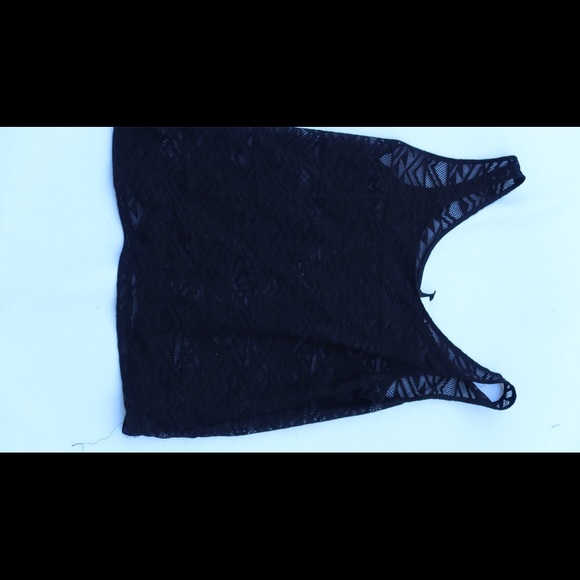 A black see through tank top - Picture 1 of 1