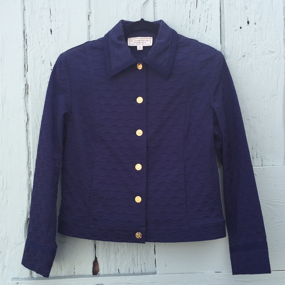 Vintage Saint John Sport Navy Blazer