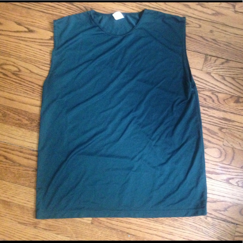 Prospirit Hunter Green Mesh Tank Top - Size Medium