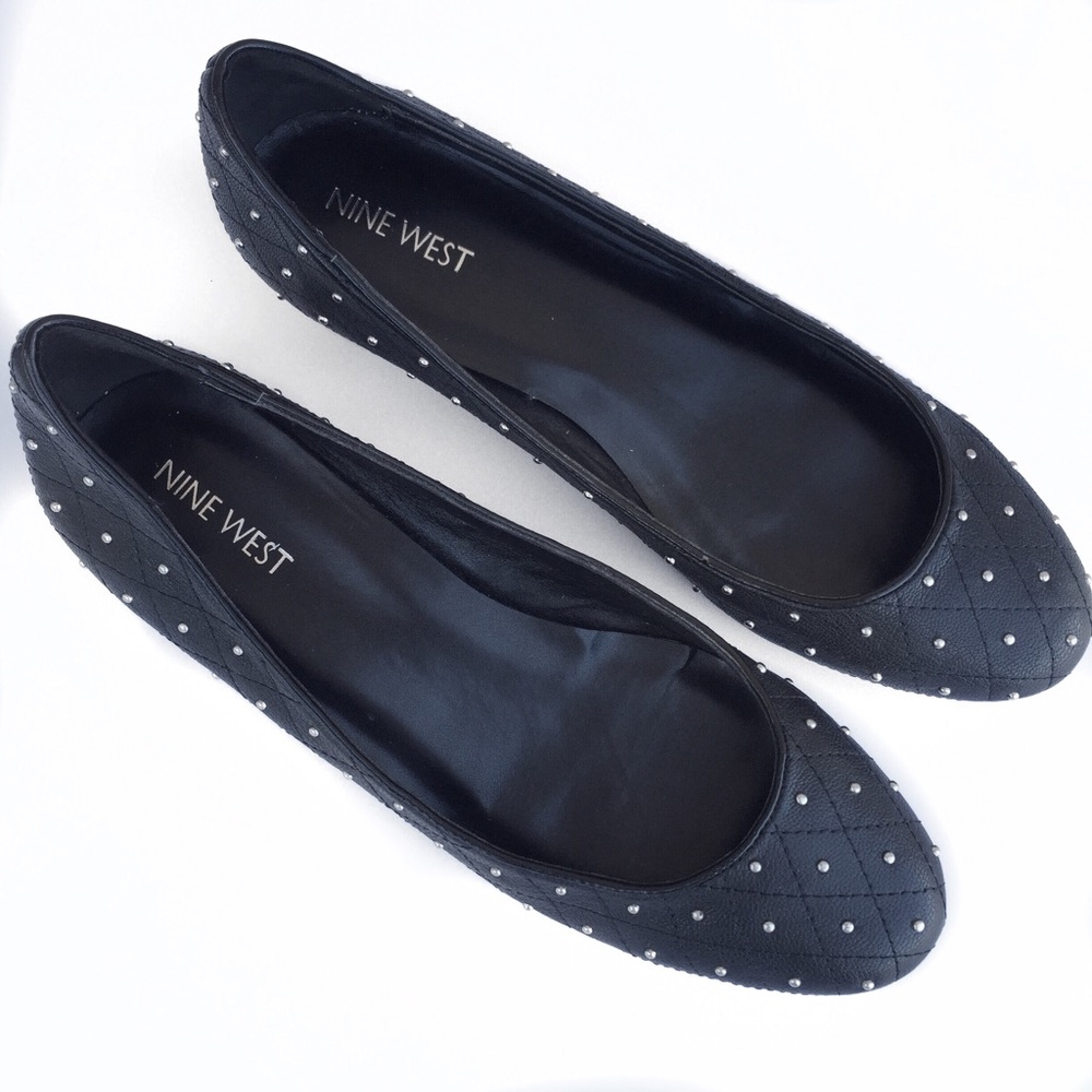 Nine West Studded Flats