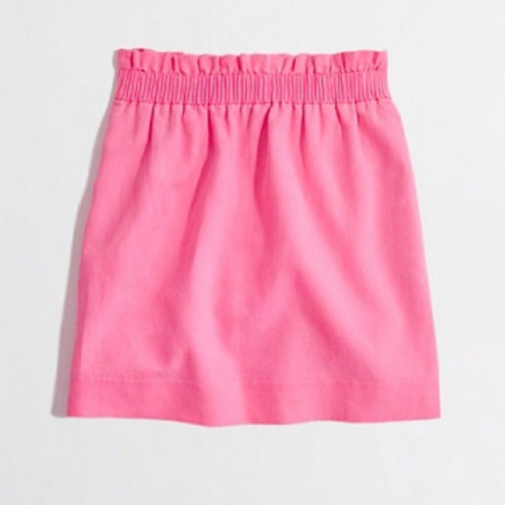 JCREW pink mini skirt