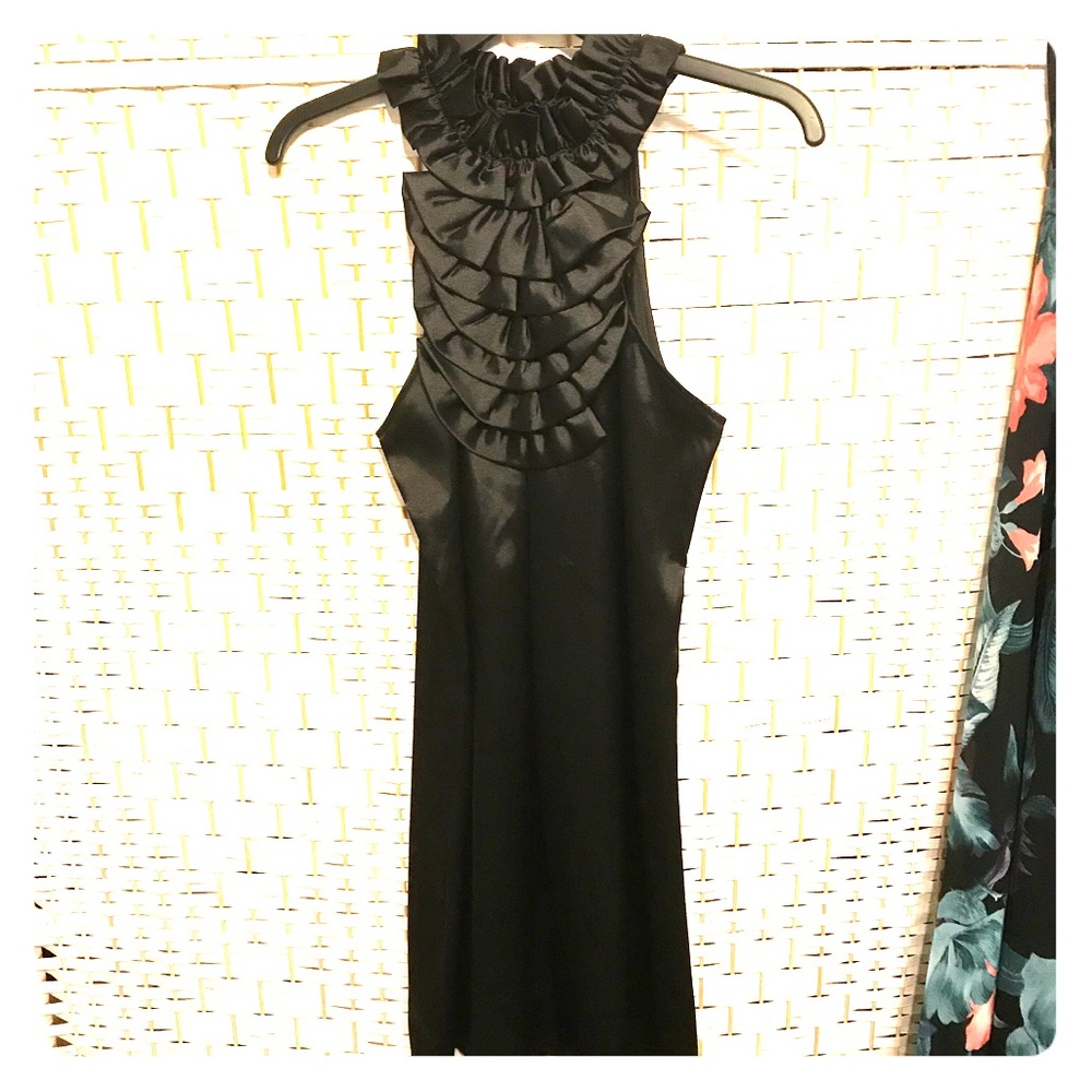 Black cocktail dress