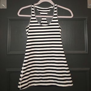 Lululemon fitted striped workout tank