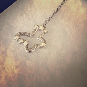 Swarovski butterfly shaped necklace