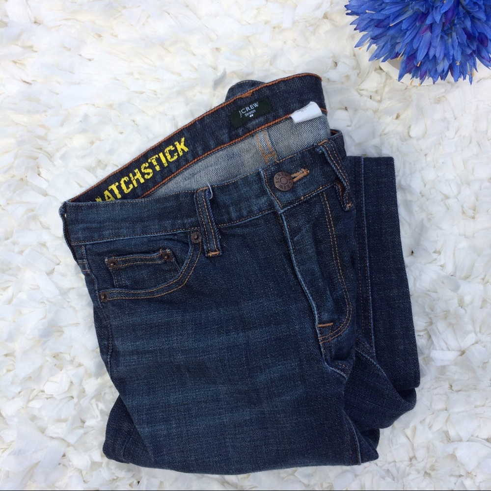 J. Crew stretch straight Matchstick jeans sz 28R