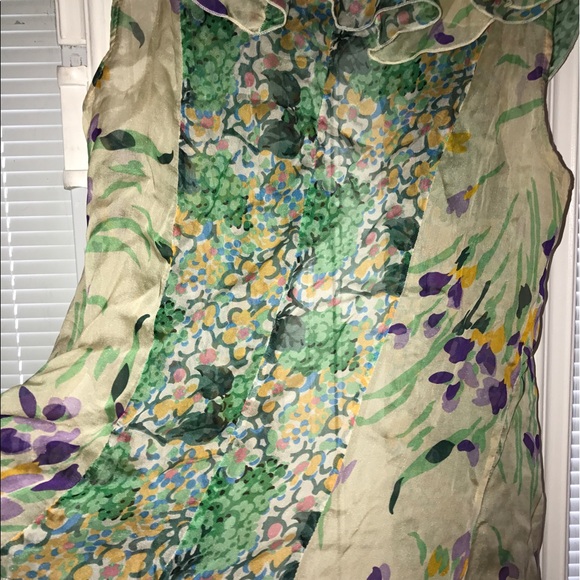 Zara Woman's Floral Blouse/Vest Size M - Picture 7 of 8