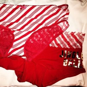 Set of 2 Victoria's Secret Holiday Panties- L