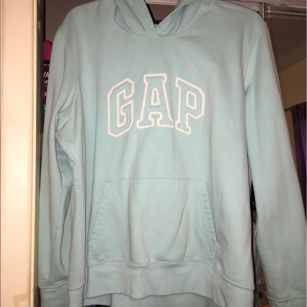 Sea mint green gap hoodie
