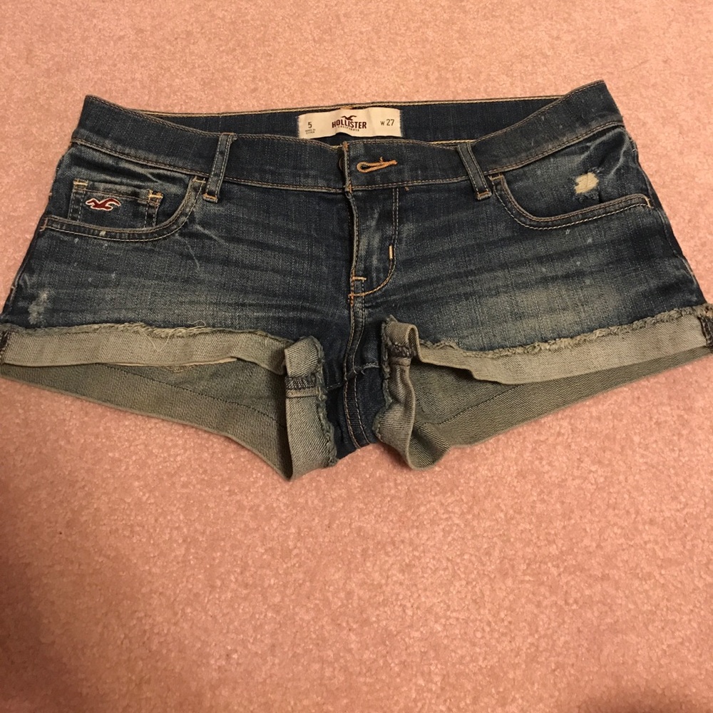hollister jean shorts