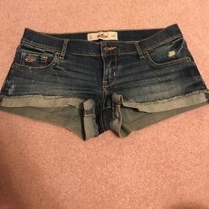 hollister jean shorts