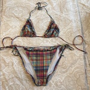 Victoria's Secret Plaid Bikini