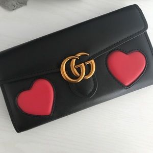 Gucci Marmont Wallet (Hearts collection)