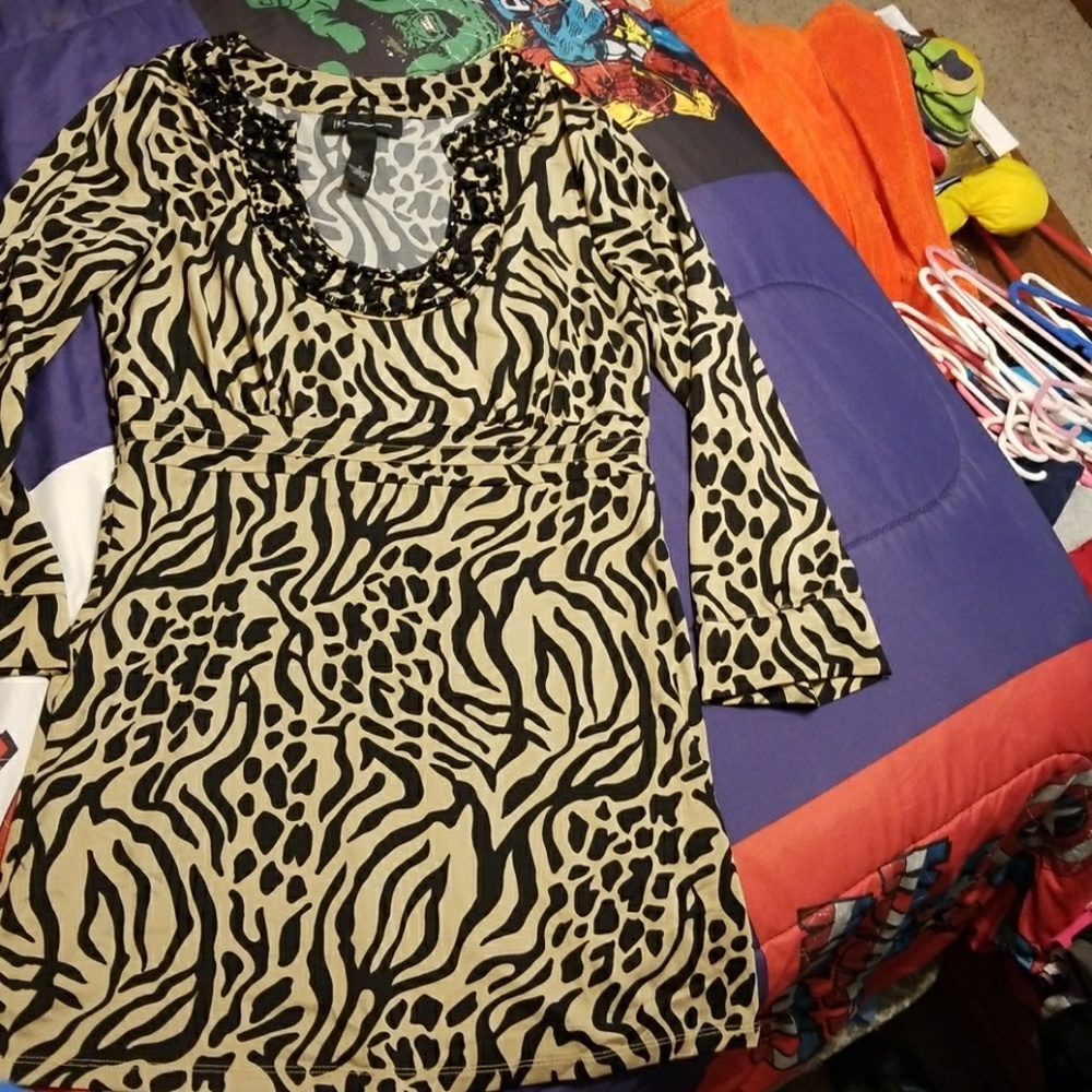 Sexy leopard print dress