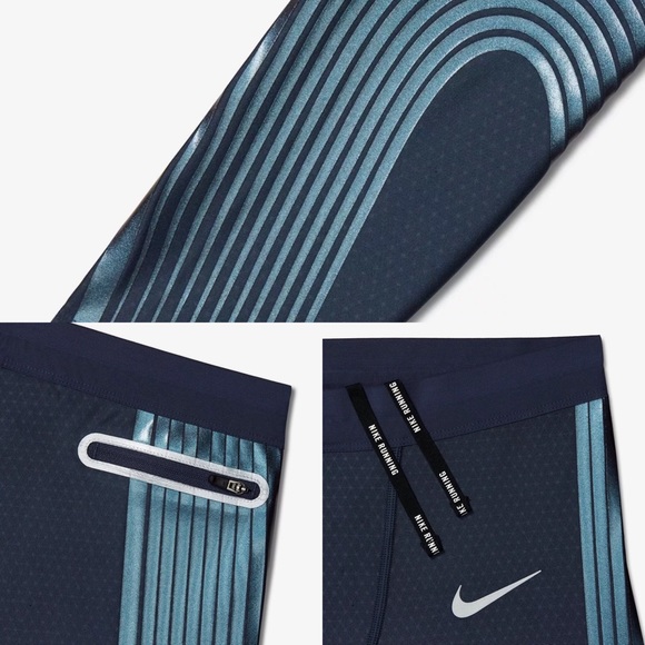 Nike Power Speed Running Tights NWT 717750-411 - Picture 3 of 6