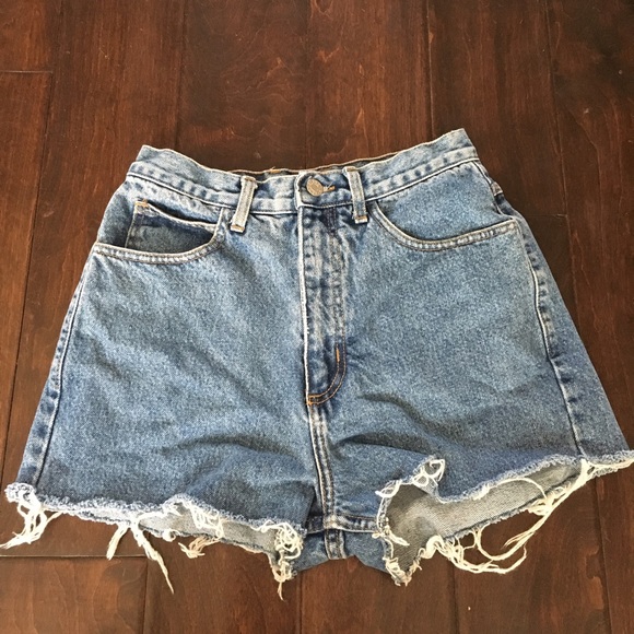 guess high waisted shorts