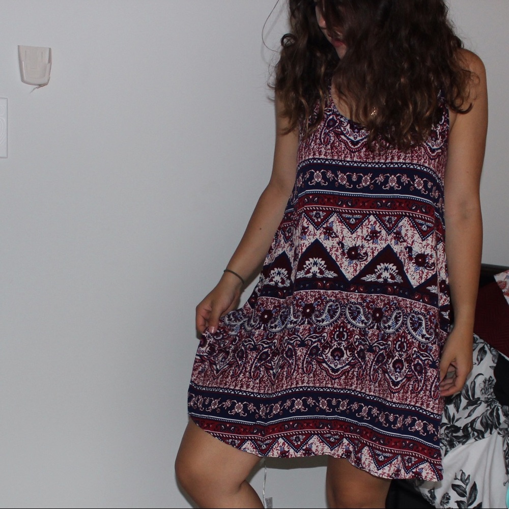 Flowy boho dress