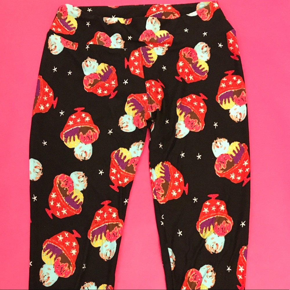 LulaRoe One Size Leggings- Ice cream Sundaes