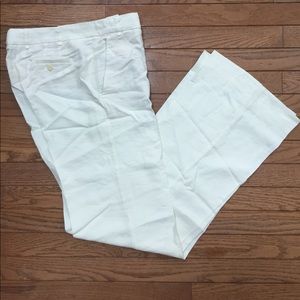 Wide leg White trousers