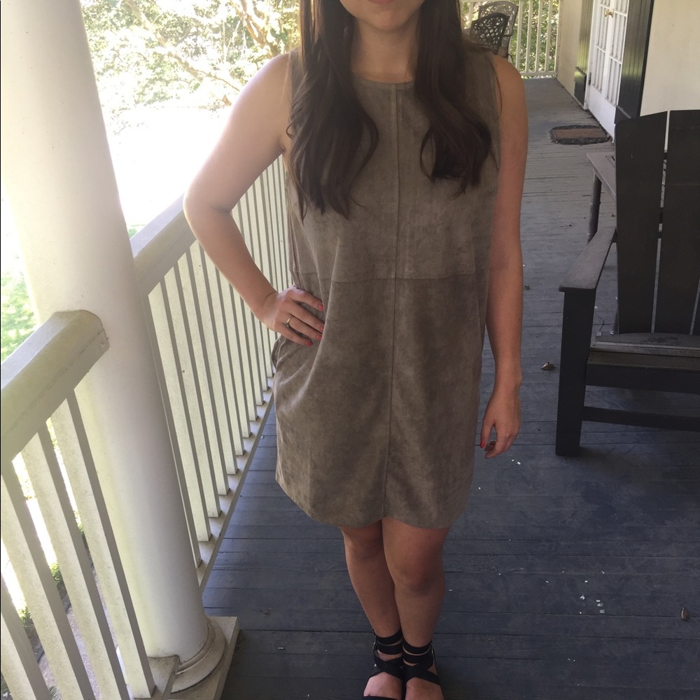 Seeing Suede Tank Dress