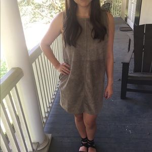 Seeing Suede Tank Dress