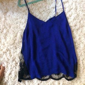 Mason silk and lace camisole