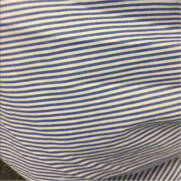 One shoulder blue striped shirt - Picture 4 of 4