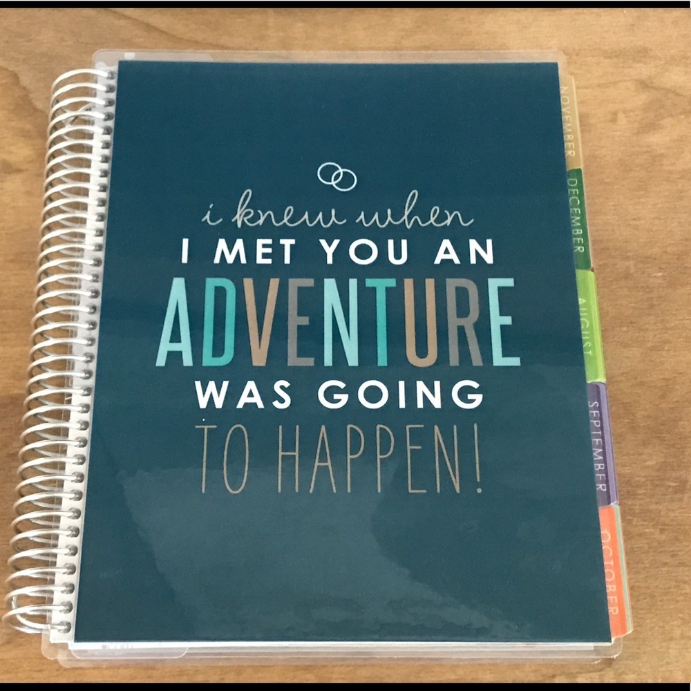 Erin Condren Wedding Planning Planner- 21 months