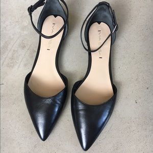 Via Spiga black leather shoes