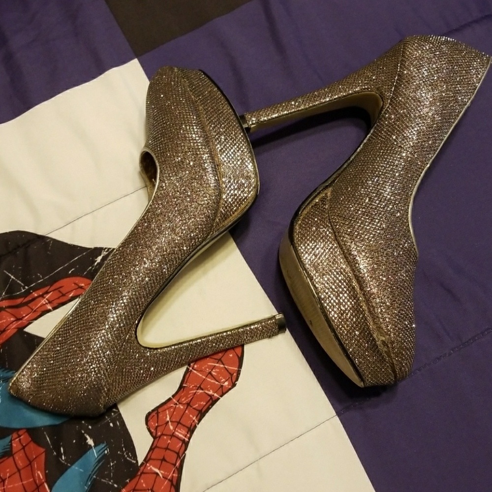Shimmer heels
