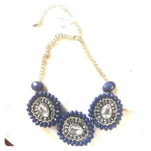 Never worn blue and gold necklace