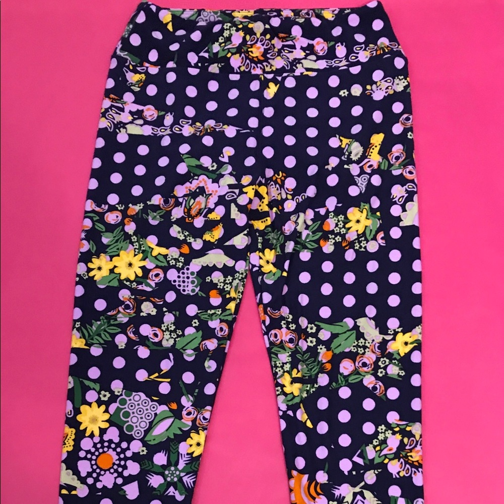 LulaRoe One Size Leggings - floral