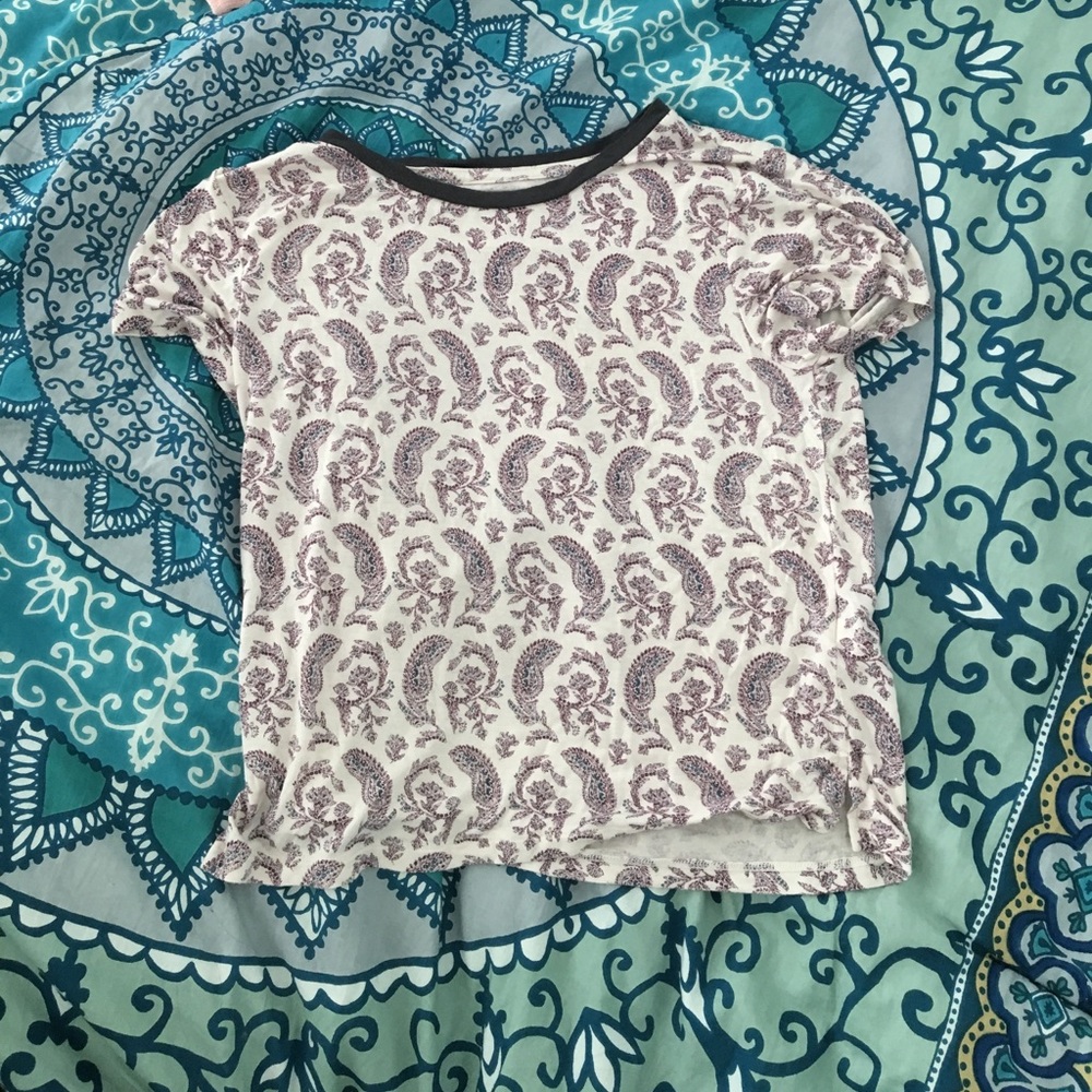 American Eagle Paisley Shirt