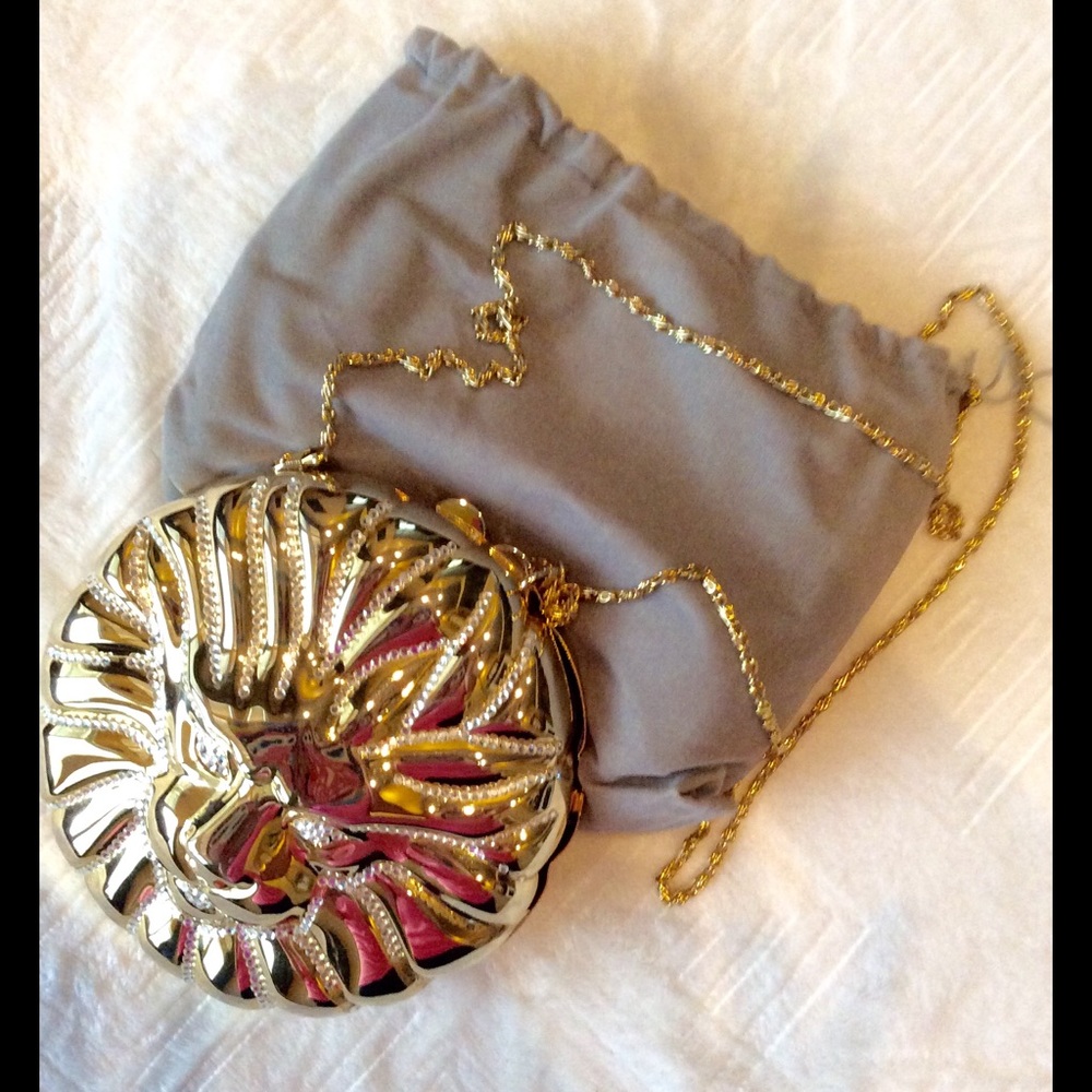 Sasha Brand Brass Clutch " JULY 4th SALE"