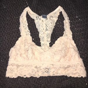 Blush lace bralette