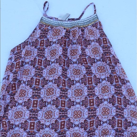 Floral patterned sting tank top - Picture 2 of 2