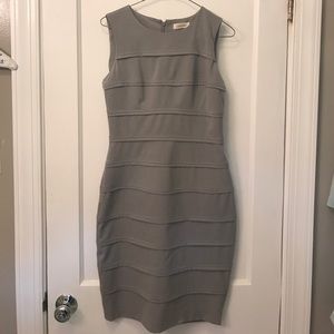 Calvin Klein gray dress