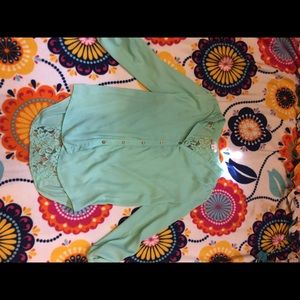 Teal Blouse