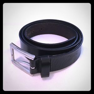 Men's Black Leather Belt
