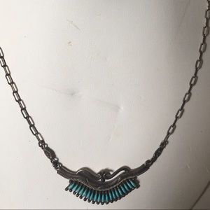 Hand made Native American necklace and earrings